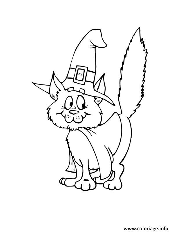 Dessin De Chat Halloween - Les Dessins Et Coloriage dedans Coloriage Dessin Tete De Chat