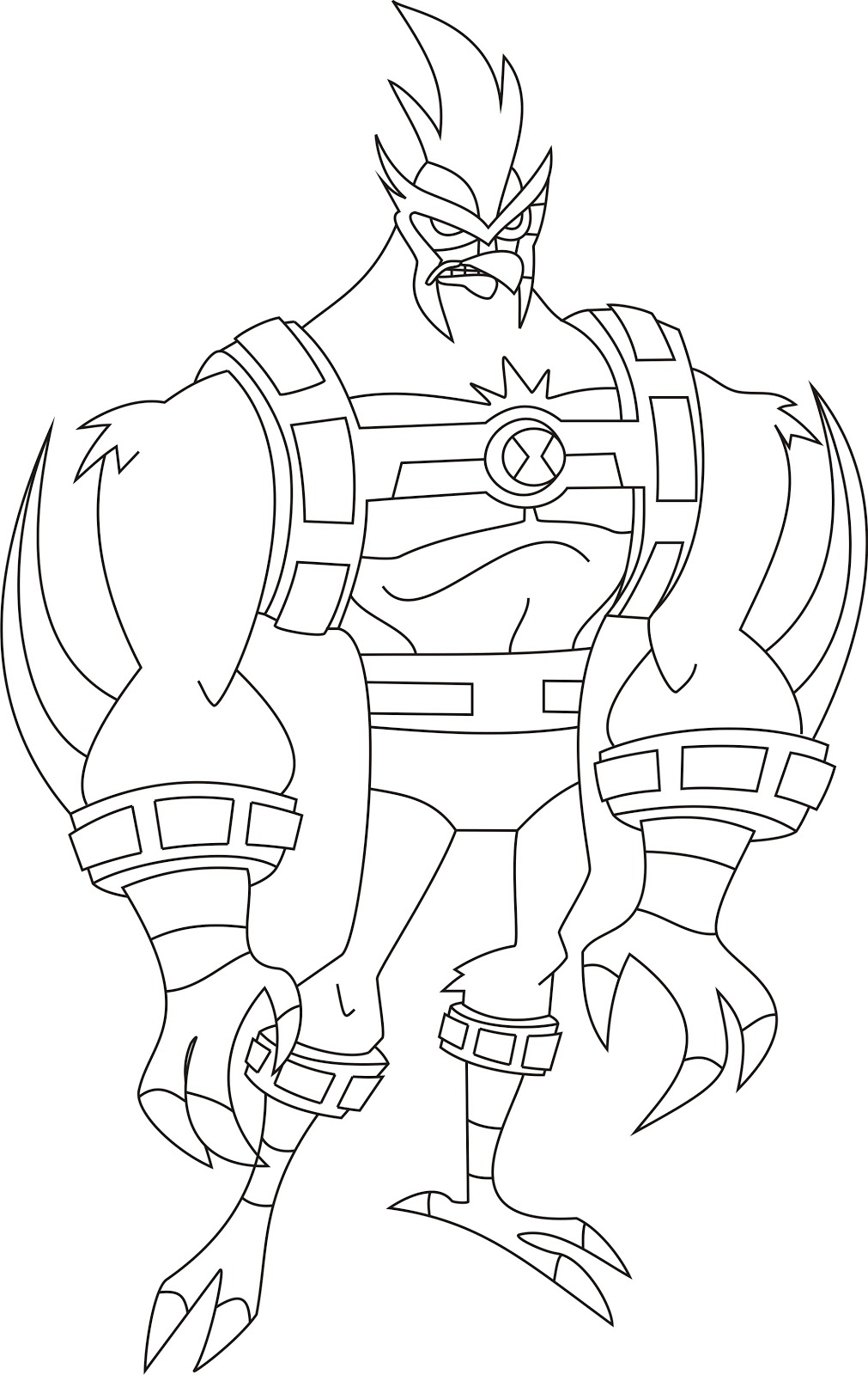 Dessin De Coloriage Ben 10 À Imprimer - Cp03997 serapportantà Dessin 10