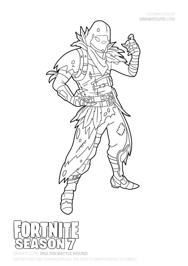 Dessin De Fortnite Saison 7 - Dessins En Couleur Gratuits pour Coloriage Fortnite Saison 7