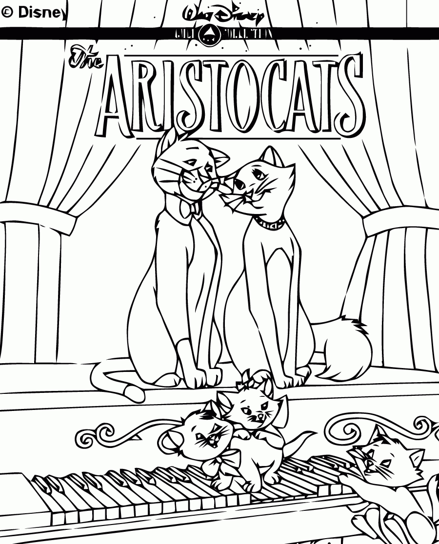 Dessin De Les Aristochats Gratuit À Télécharger Et à O À Colorier