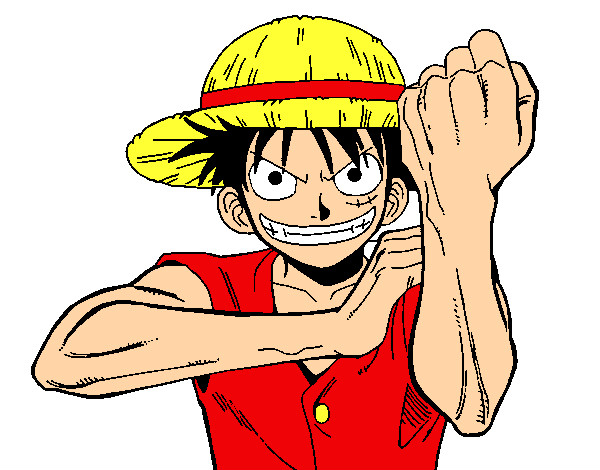 Dessin De Monkey D. Luffy Colorie Par Slimane Le 26 De serapportantà Coloriage Dessin Luffy