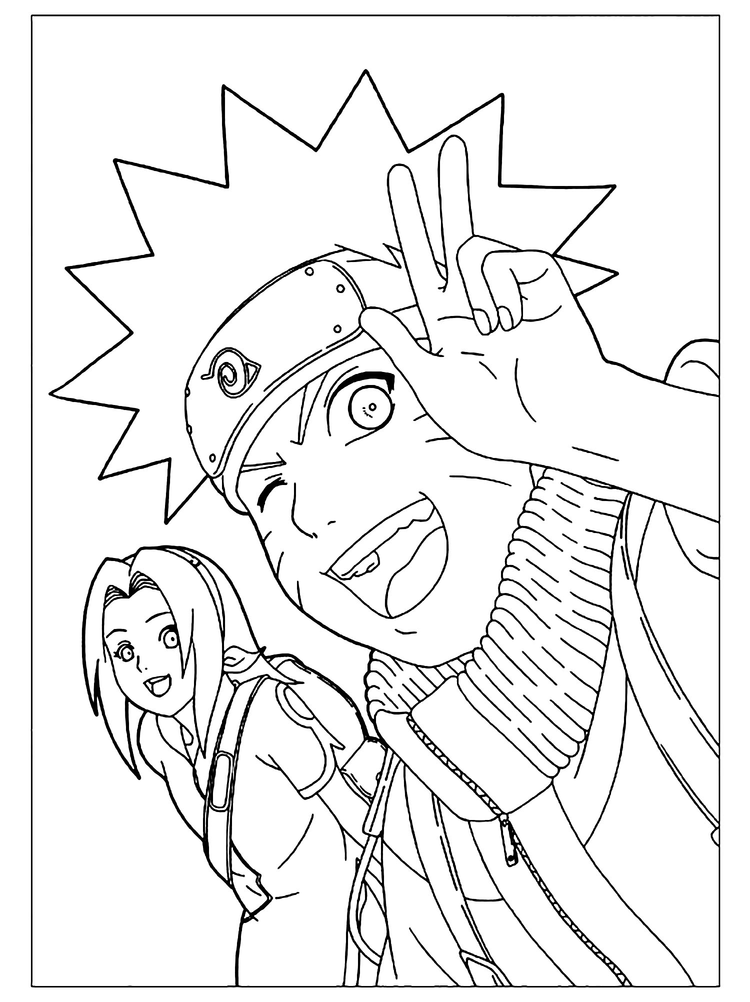 Dessin De Naruto - Greatestcoloringbook tout Dessin Naruto Shippuden