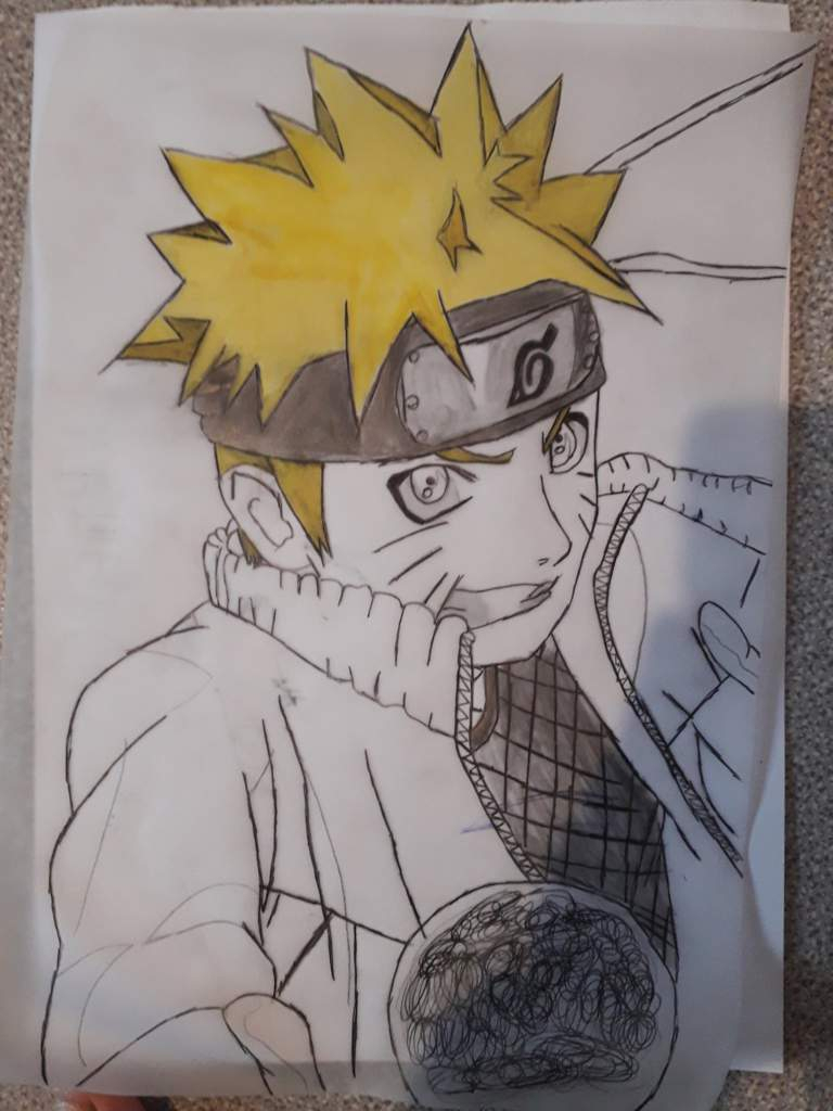 Dessin De Naruto Qui M&amp;#039;A Pris Une Plombe ! ( Et En Plus Je encequiconcerne Dessin Qui Sort De La Feuille,