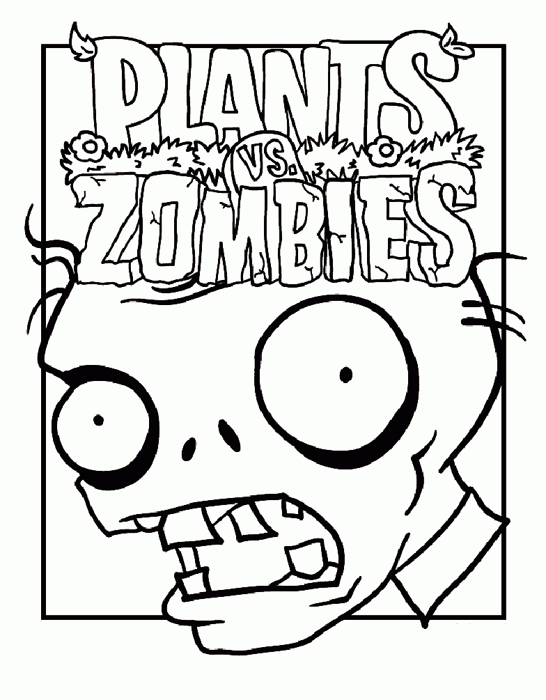 Dessin De Plants Vs Zombie Gratuit À Imprimer Et Colorier avec Dessin Versus