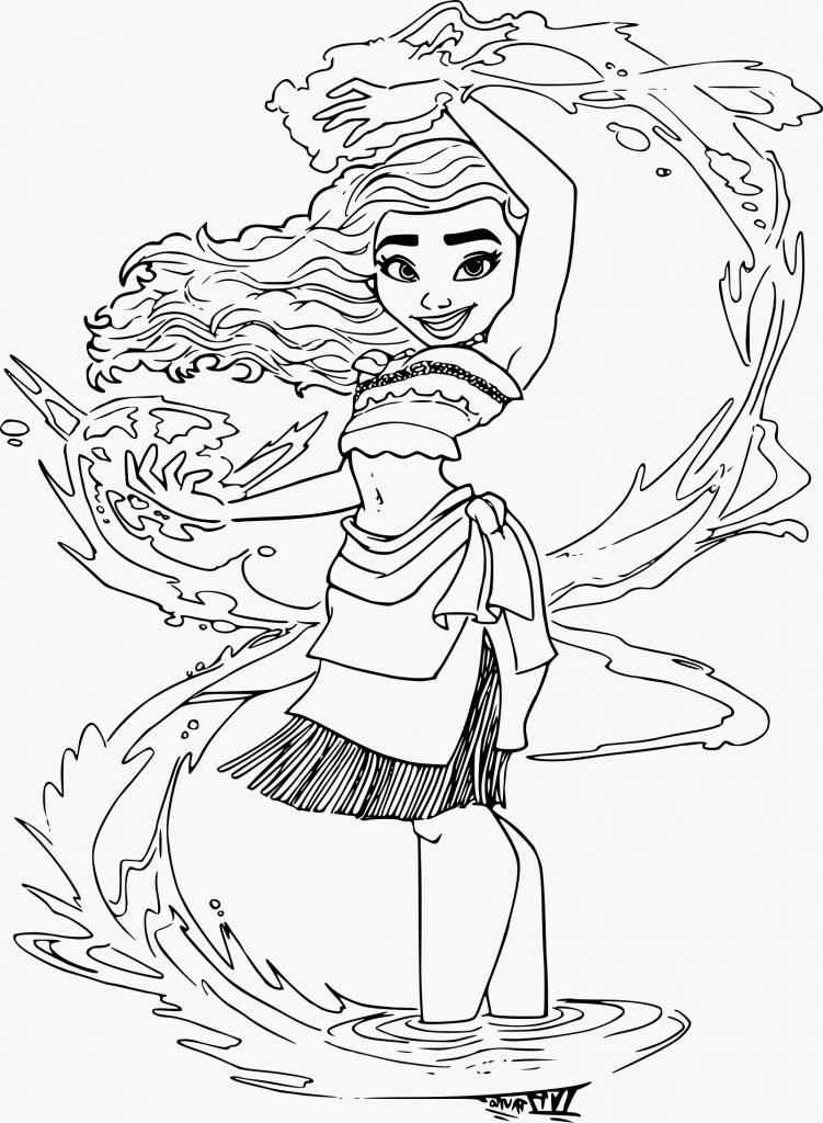 Dessin De Vaiana Facile Cool Galerie Coloriage Vaiana A à Dessin Coloriage Vaiana