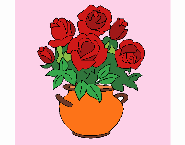 Dessin De Vase De Fleurs Colorie Par Membre Non Inscrit Le tout Dessin Coloriage Vase Sans Fleur