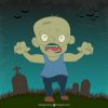 Dessin De Zombie Dans Halloween | Vecteur Gratuite pour Dessin Zombie,