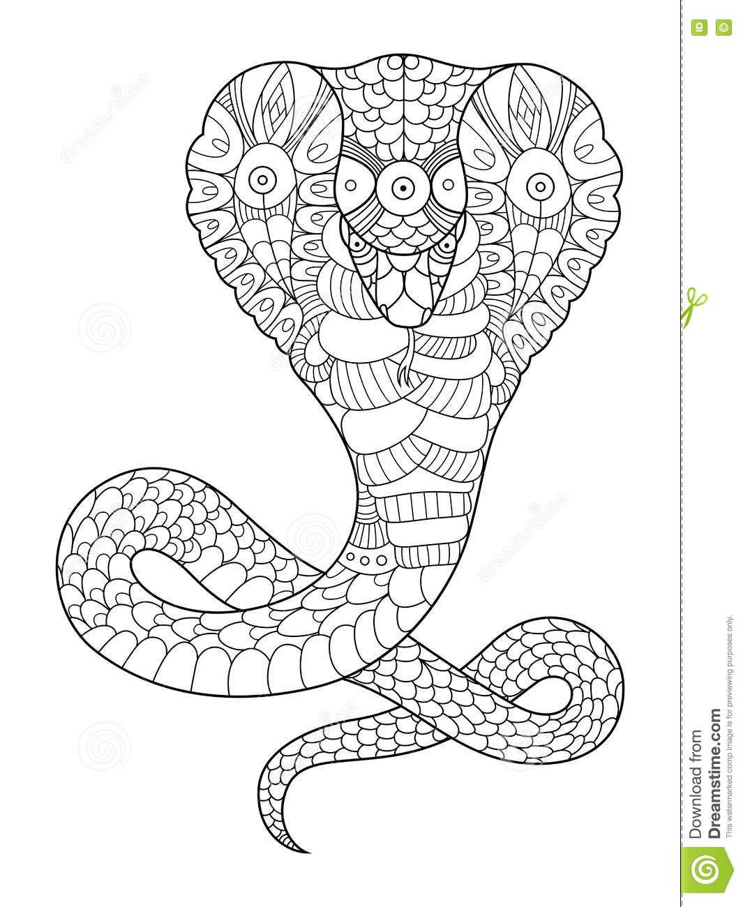 Dessin Disney: Coloriage A Imprimer Serpent Cobra à Coloriage Dessin Serpent