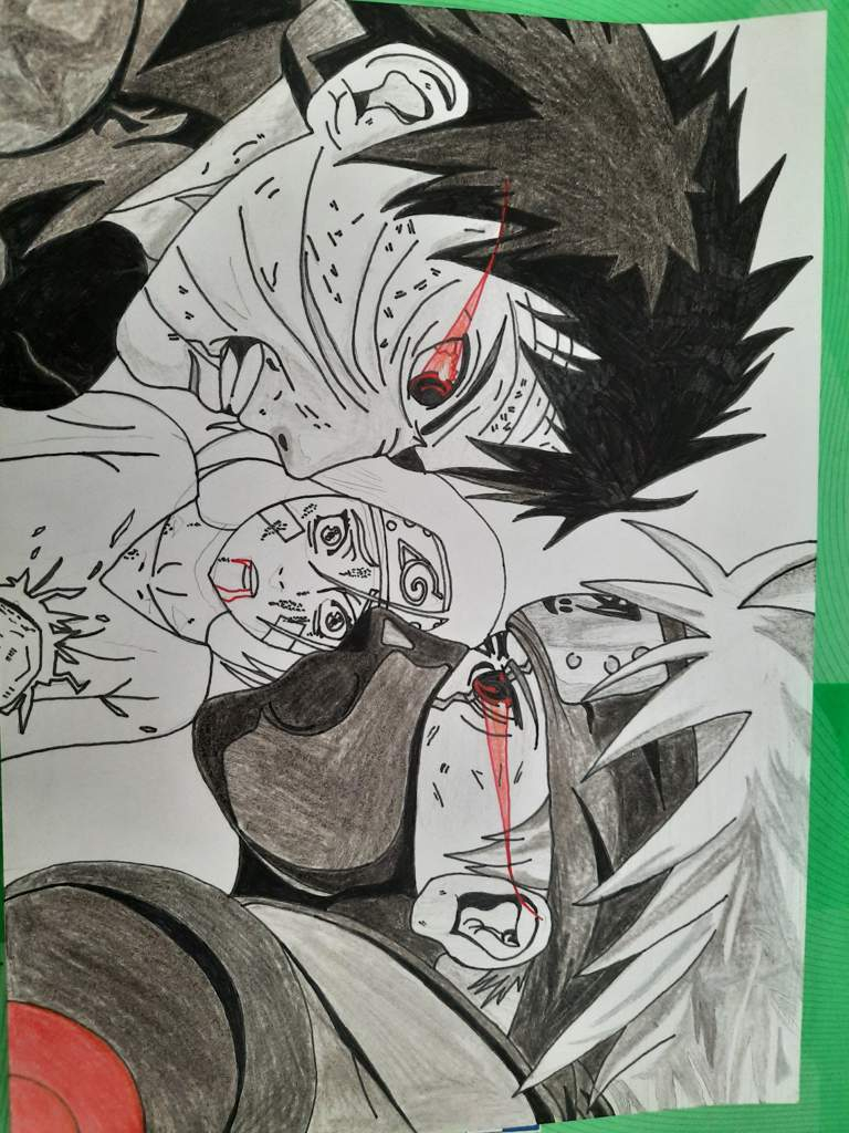 Dessin D&amp;#039;Obito, Rin Et Kakashi | Naruto &amp;amp; Boruto Fr Amino concernant Dessin Obito,