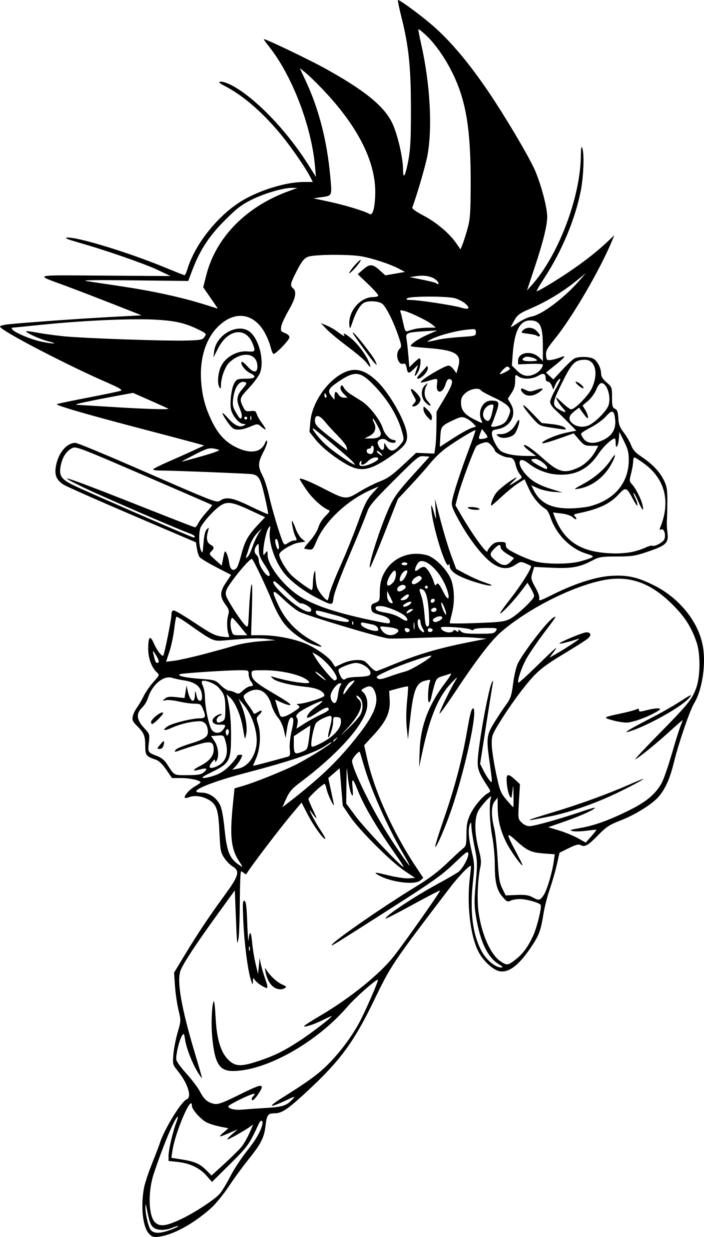 Dessin Dragon Ball - Les Dessins Et Coloriage concernant Dessiner Un Coloriage,