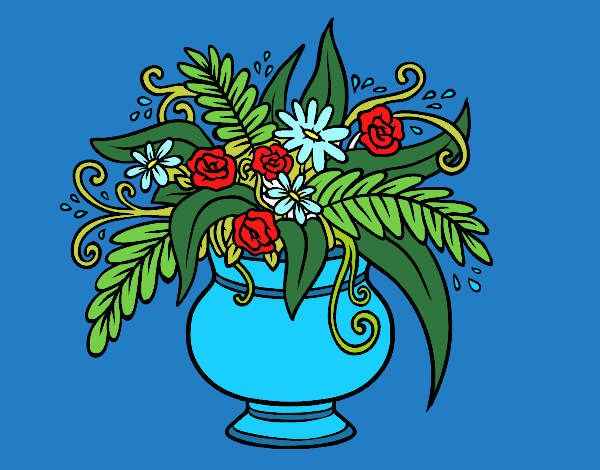 Dessin D&amp;#039;Un Vase Avec Des Fleurs - Dessin De Un Vase Avec encequiconcerne Dessin Coloriage Vase Sans Fleur