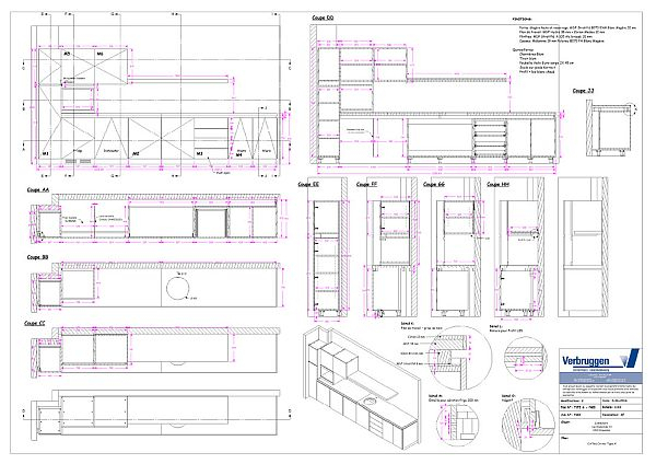 Dessin Et Plans 2D De Fabrication Pour La Menuiserie| Woodlab encequiconcerne Dessin 2D,