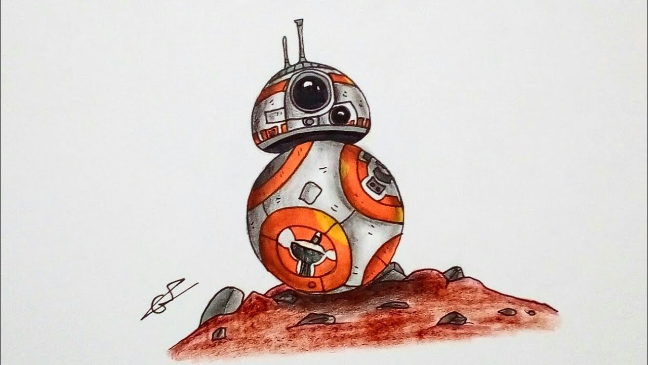 Dessin Facile Bb8 Star Wars à Bb-8 Dessin