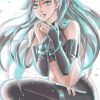 Dessin Fille Effet 3D (Bleu/Rose) + Vidéo | Anime Et Manga tout Dessin Fille