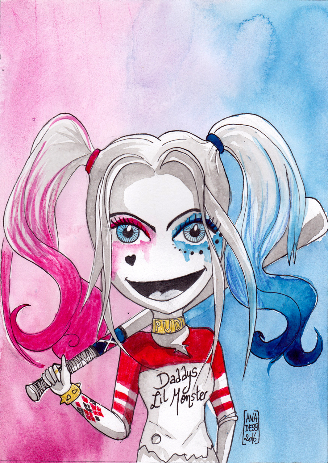 Dessin Harley Quinn — Motivrh intérieur Coloriage Harley Quinn Dessin Animé