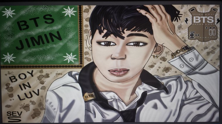 Dessin Jimin (Bts) - I Love Kpop, Dramas (♥ Bts, Exo, Nct destiné V Dessin Facile