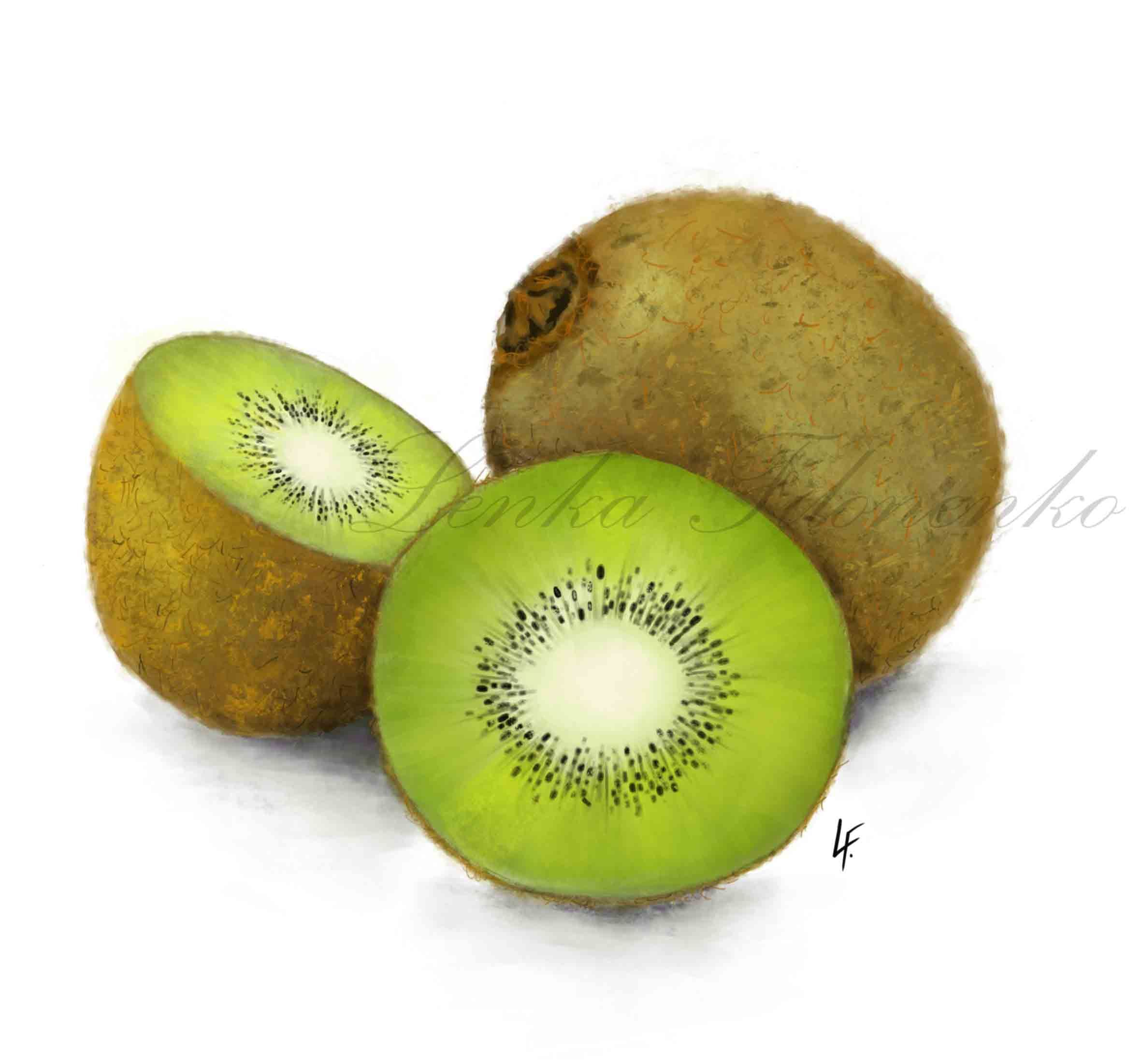 Dessin Kiwi - Coloriage Gratuit Imprimer concernant Coloriage Dessin Kiwi