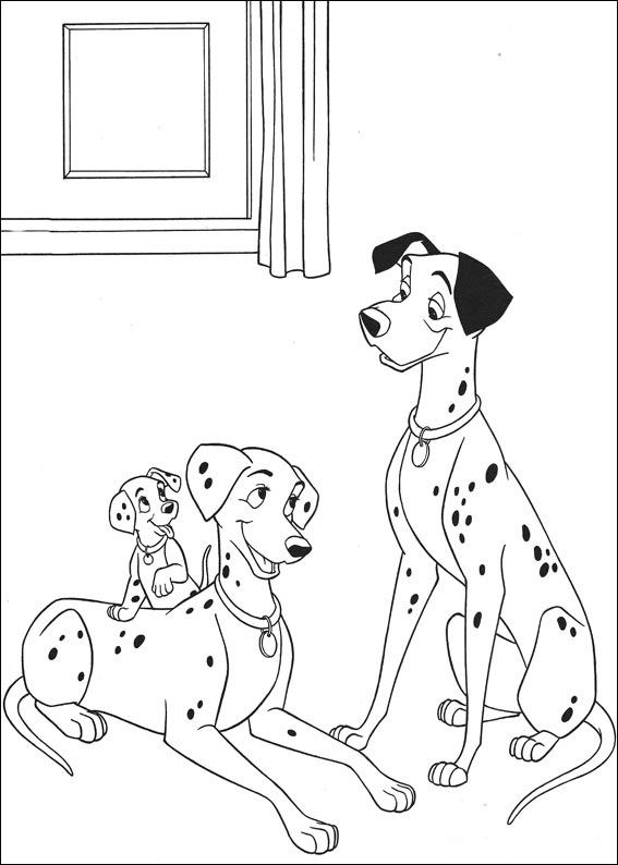 Dessin Les 101 Dalmatiens 17 concernant Dessin 101 Dalmatiens