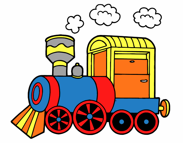 Dessin Locomotive Wagon - Coloriage Train Et Wagon À tout Dessin Wagon