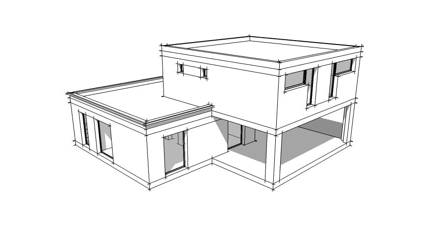 Dessin Maison Architecte tout Dessin 3D Facile Cube