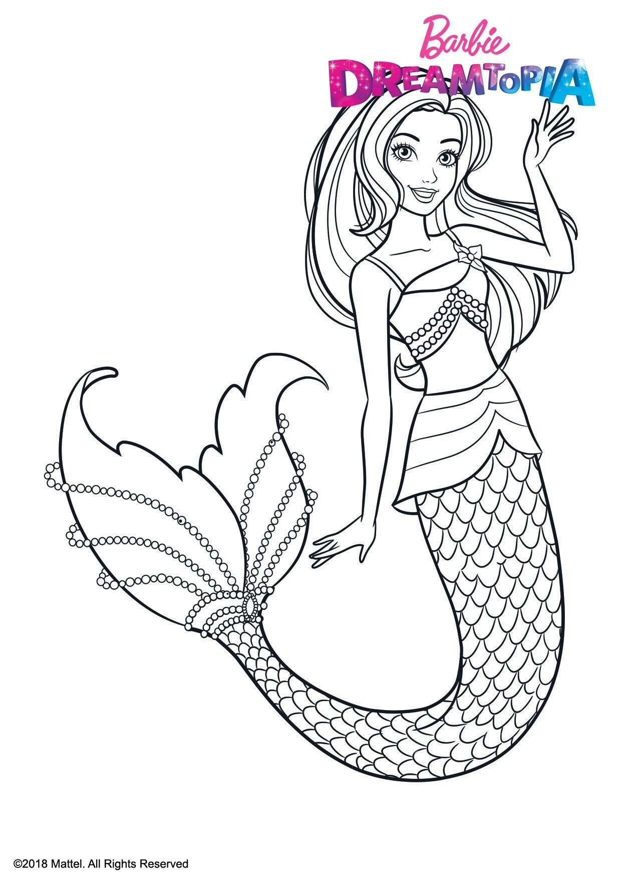 Dessin Manga: Dessin Anime Barbie La Sirene encequiconcerne Dessin Sirene