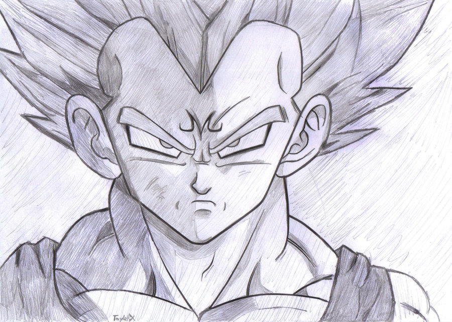 Dessin Manga Vegeta intérieur Coloriage Dessin Vegeta