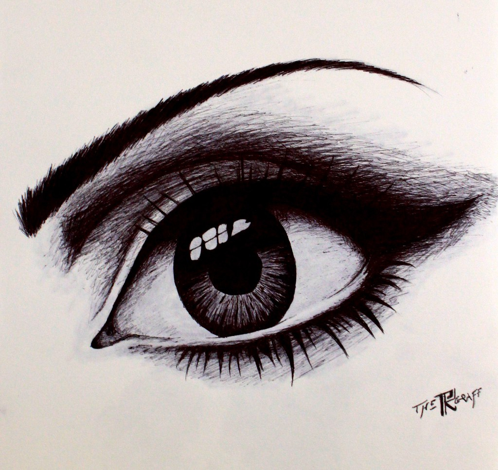 Dessin Oeil Bic | Stylo Bic Noir Www.facebook tout Dessin Oeil