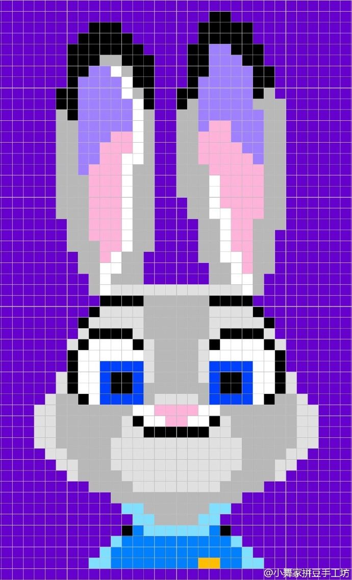 Dessin Pixel Art Zootopia - Les Dessins Et Coloriage avec Dessin Pixel Art