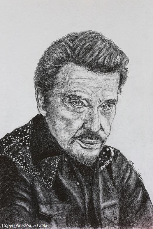 Dessin Portrait De Johnny Hallyday destiné Dessin Johnny Hallyday,