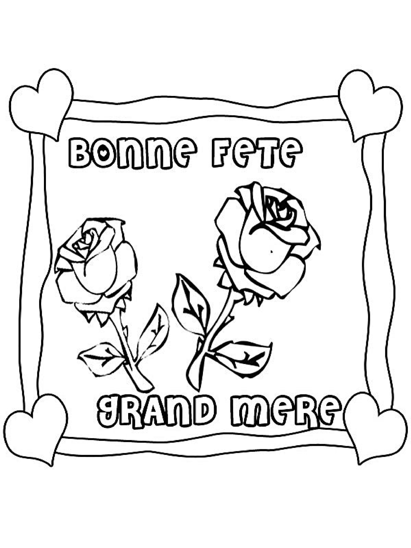 Dessin Pour La Fête Des Mères - Greatestcoloringbook intérieur Coloriage Dessin Fete Des Meres