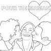 Dessin Pour Maman Que J'Aime - Coloriages De Coeurs À Imprimer concernant Coloriage J'Aime Maman