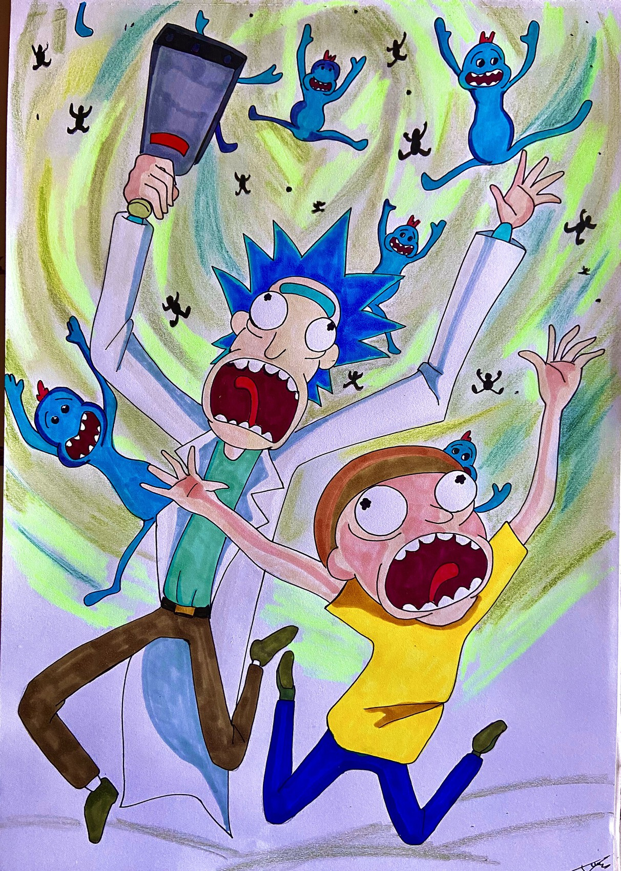 Dessin Rick And Morty tout Dessin Rick Et Morty