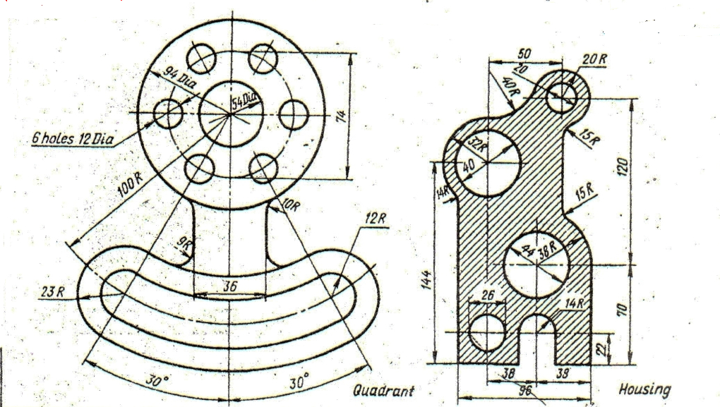 Dessin Technique: Pièces Mecaniques concernant Dessin Technique,