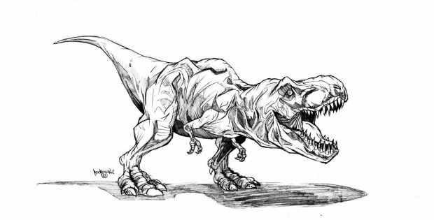 Dessin Tyranosaure Unique Collection Coloriage Jurassic pour Coloriage Jurassic Park