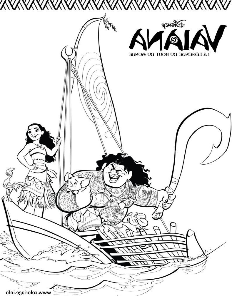 Dessin Vaiana Impressionnant Images Coloriage Vaiana Maui serapportantà Coloriage Vaiana