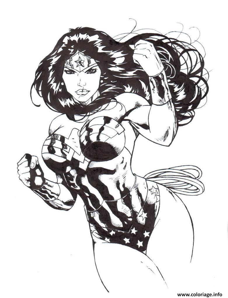 Dessin Wonder Woman - Les Dessins Et Coloriage à Dessin Wonder Woman