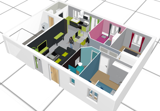 Dessiner Un Plan De Maison En Ligne - L&amp;#039;Habis tout Dessin 3D Maison,
