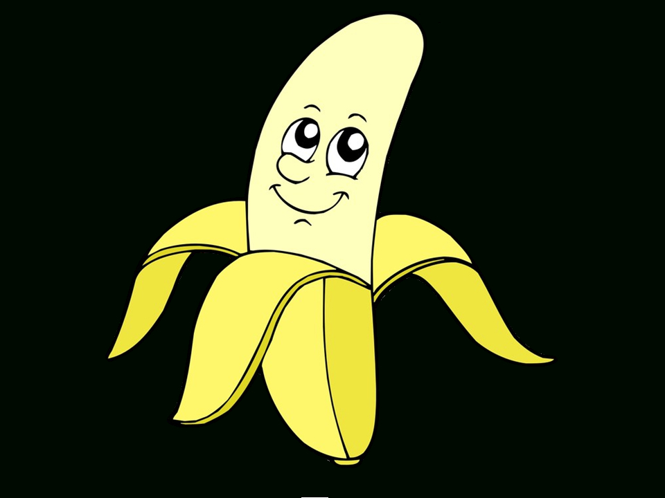 Dessins En Couleurs À Imprimer : Banane, Numéro : 255012 pour Coloriage Dessin Banane