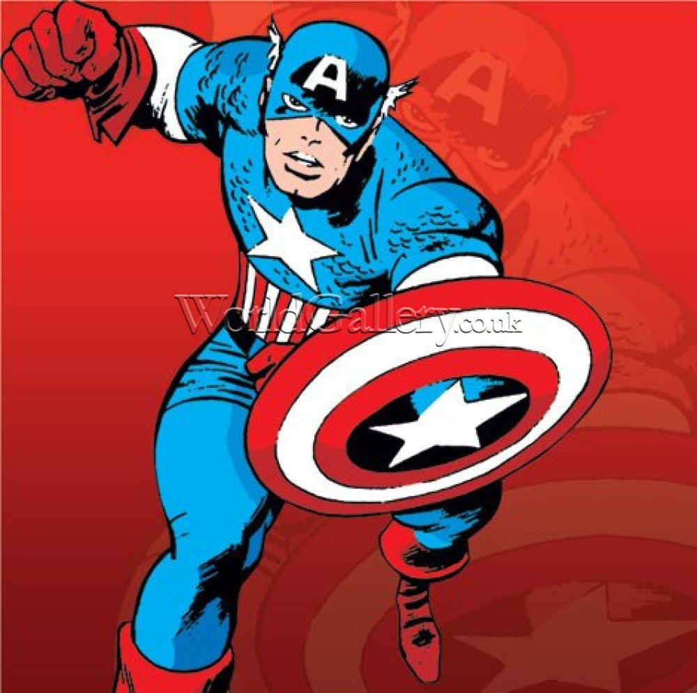 Dessins En Couleurs À Imprimer : Captain America, Numéro à Coloriage Dessin Captain America