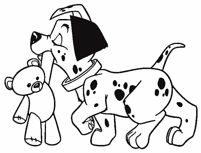 Dessins En Couleurs À Imprimer : Les 101 Dalmatiens avec Dessin 101 Dalmatiens