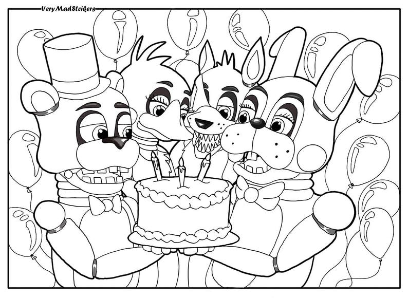 Disegni Da Colorare Degli Animatronics encequiconcerne Coloriage Fnaf 6