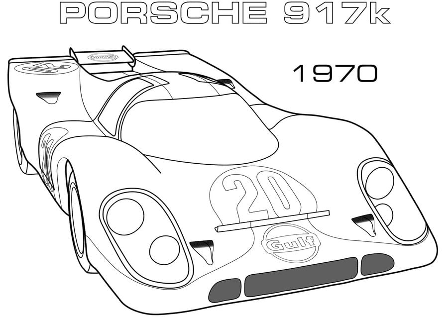 Disegni Da Colorare: Porsche Stampabile, Gratuito, Per concernant Coloriage Porsche 911 Dessin Facile