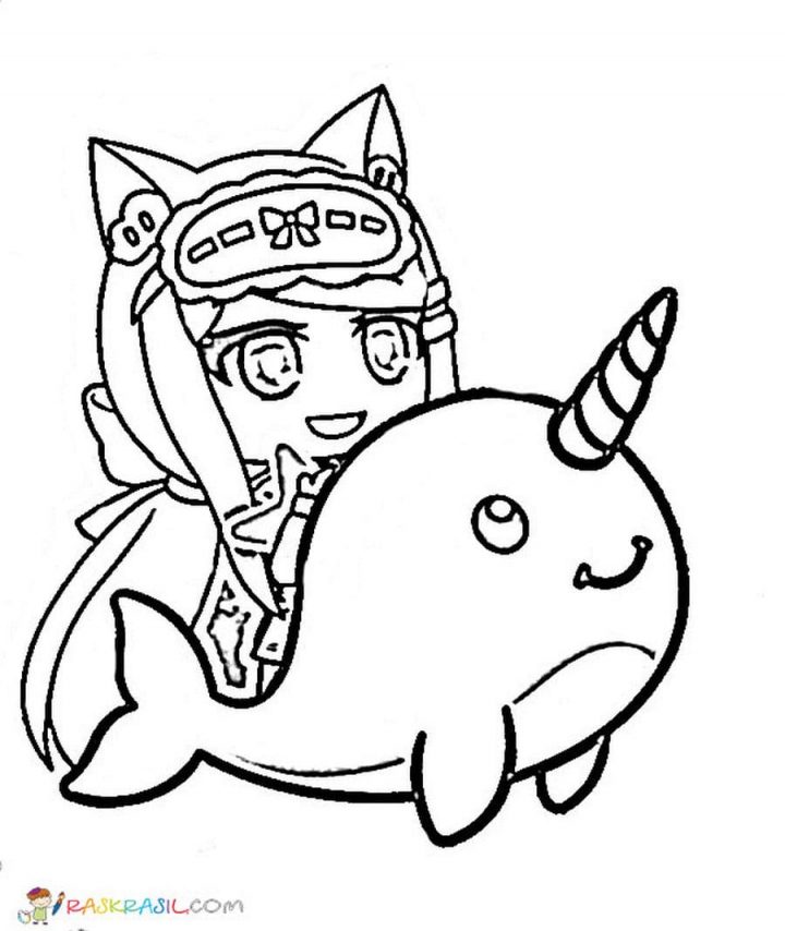 Disegni Kawaii Immagini Di Gacha Life Da Colorare serapportantà Coloriage Dessin Kawaii Gacha Life