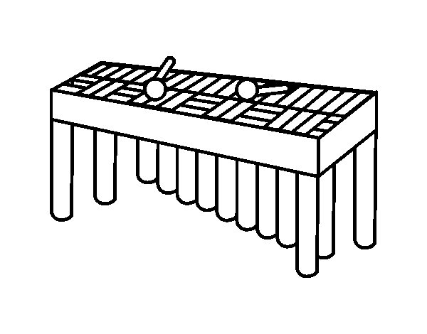 Disegno Di Xilofono Orchestra Da Colorare - Acolore destiné Dessin Xylophone Facile