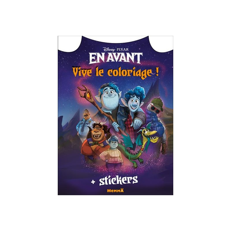 Disney En Avant - Vive Le Coloriage ! + Stickers dedans Coloriage En Avant