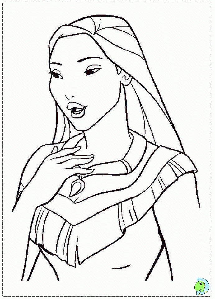 Disney Pocahontas Coloring Pages - Coloring Home intérieur Coloriage Raya