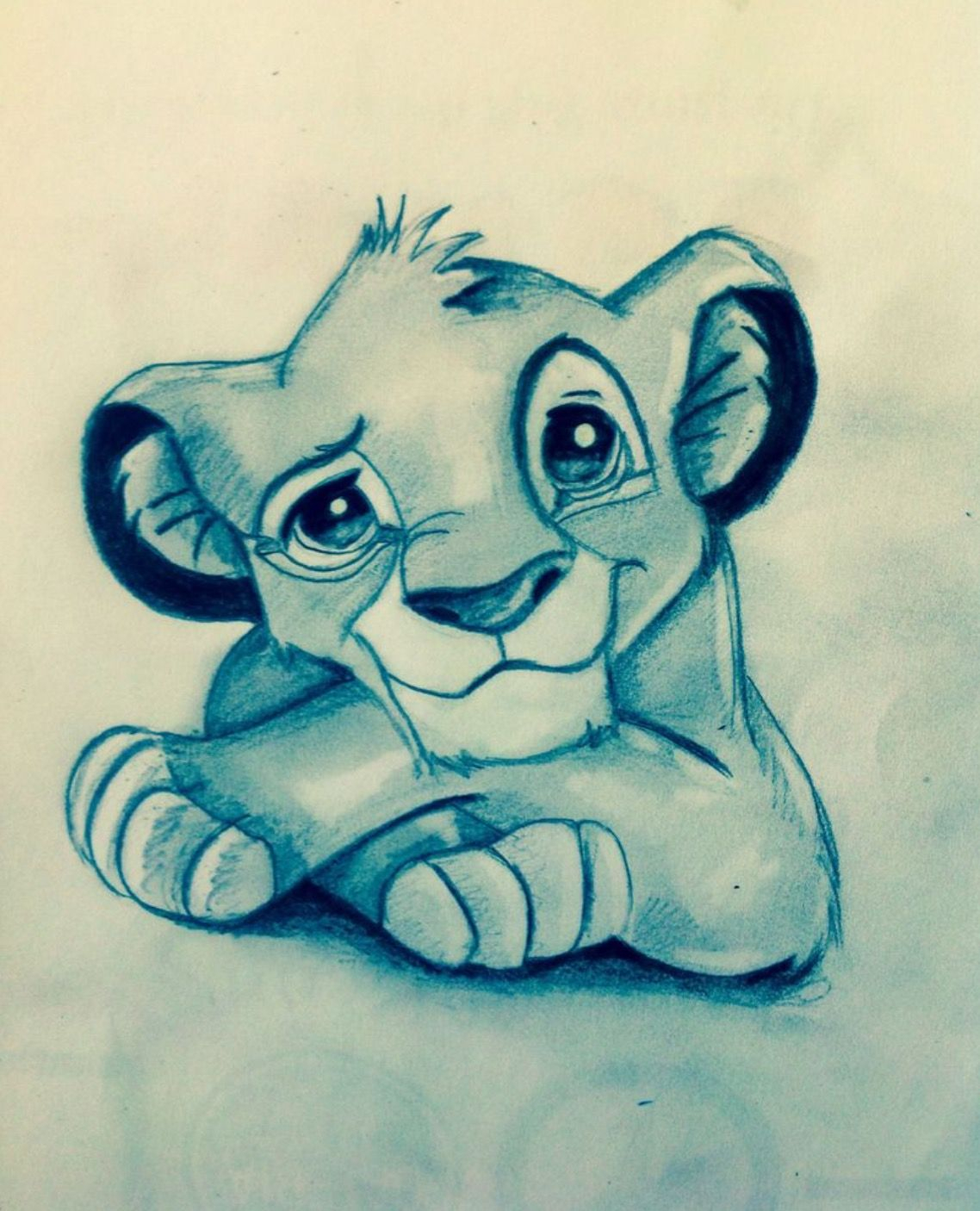 Disney - Simba (König Der Löwen) The Lion King | Disney à Dessin Stitch Zeichnen Bleistift