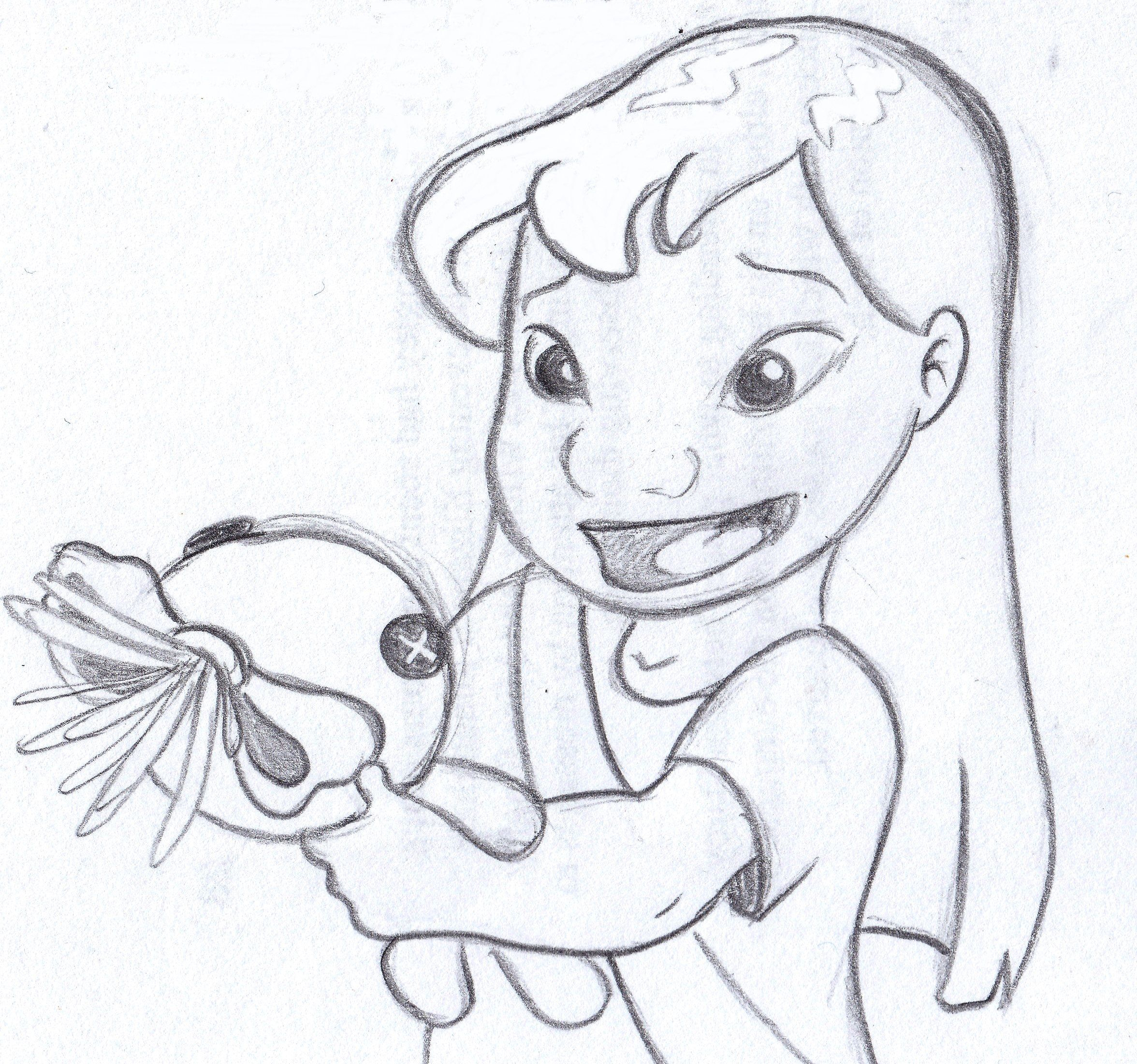 Disney Sketch - &amp;quot;This Is Scrump.&amp;quot; Lilo And Stitch | Disney avec Dessin Stitch Zeichnen Bleistift