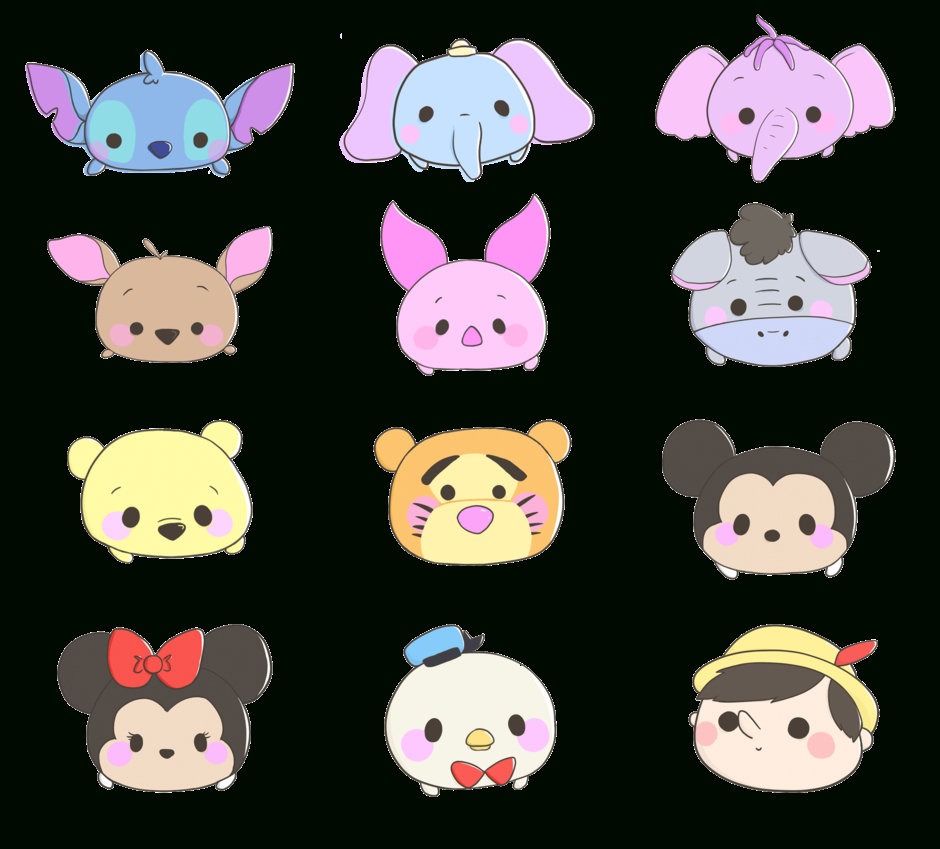 Disney Tsum Tsums serapportantà Dessin Cute,