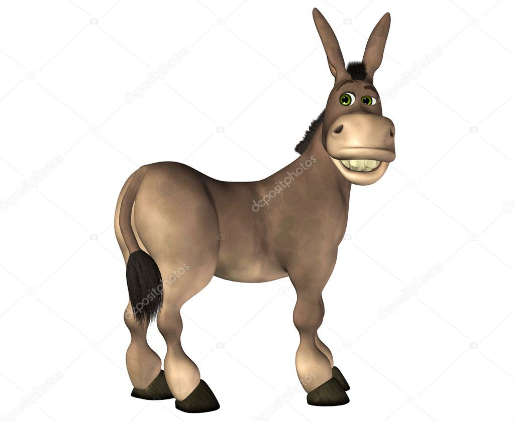 Donkey Cartoon — Stock Photo © Chastity #8955746 dedans Äne Dessin